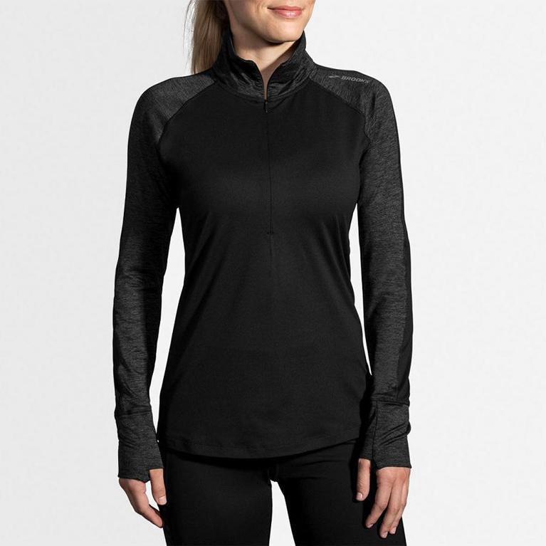 Brooks Dash Half Zip - Chaquetas Mujer - Gris (YH3591620)